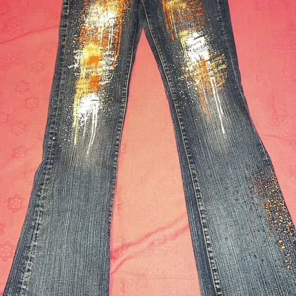 Pepe Jeans Women's Flare with Gold and White Accents - Picture 1 of 7